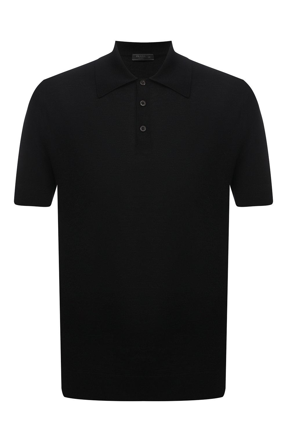 Шерстяное поло PRADA черного цвета по цене 120000 руб., арт. UMA290-C5W-F0002-151, фото 1 Шерстяное поло PRADA, арт. UMA290-C5W-F0002-151, фото 1