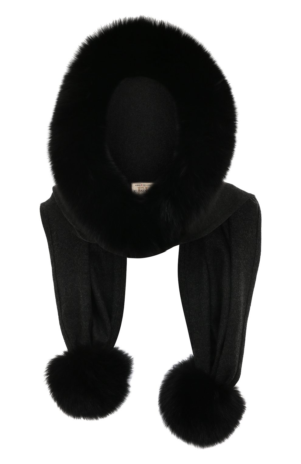 Капюшон с отделкой из меха песца VICTORIA KUSENKOVA, арт. 199305080548, фото 1