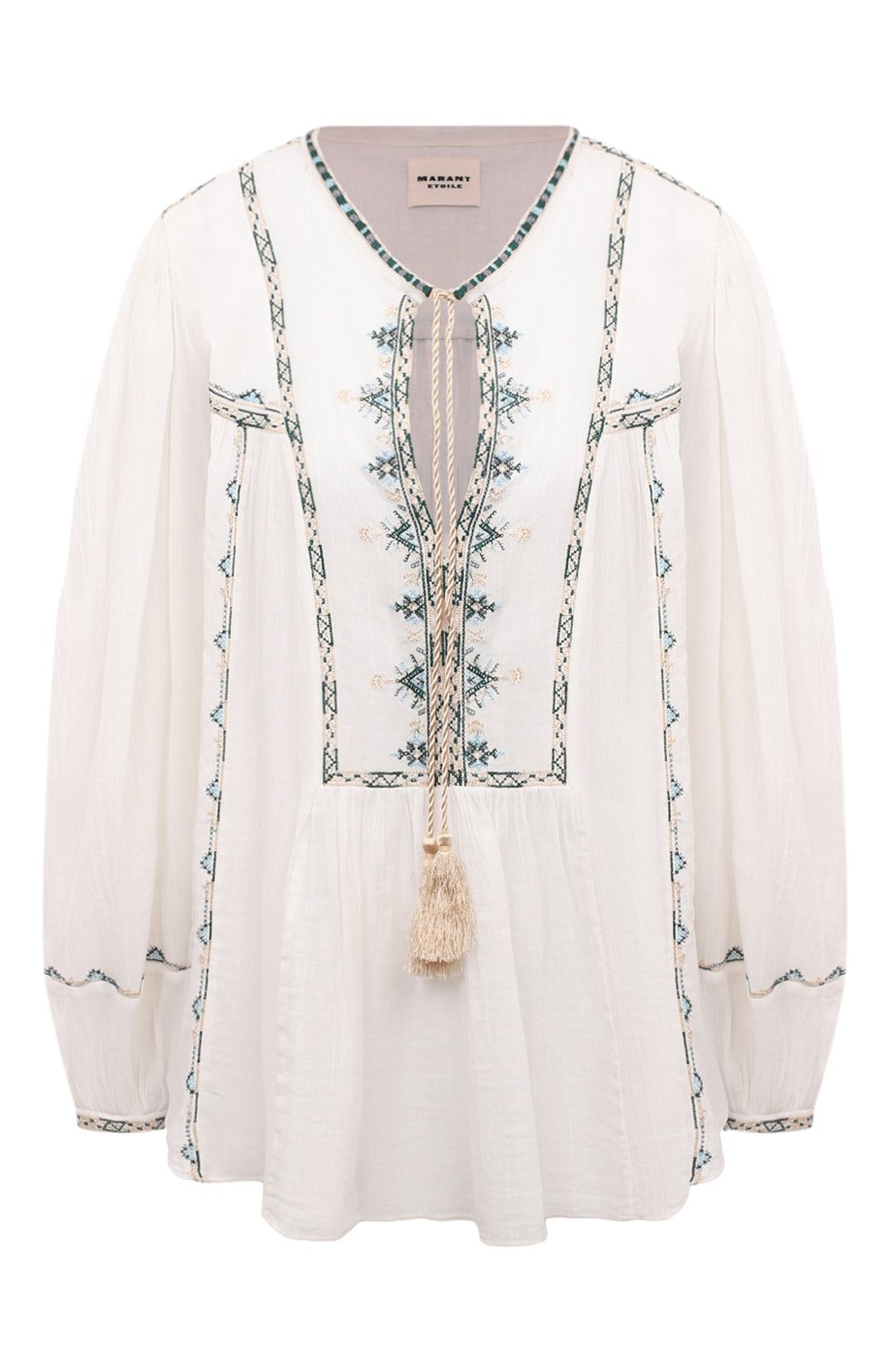 Хлопковая блузка ISABEL MARANT ETOILE, арт. 24PHT0371FA-B1J15E, фото 1