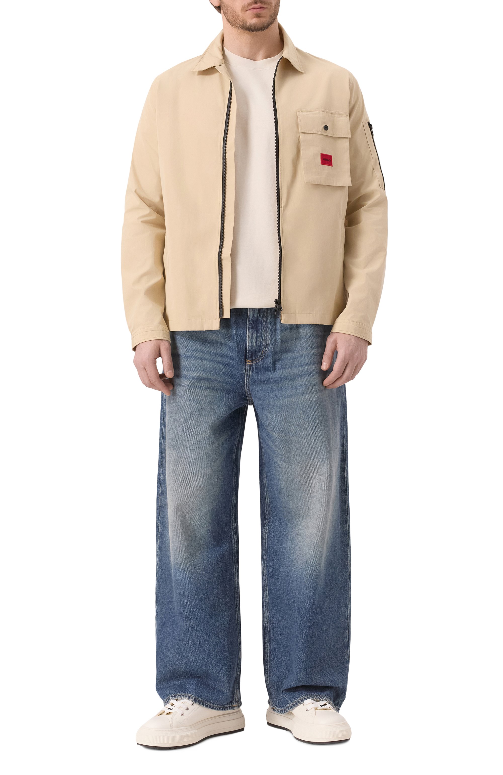 Хлопковая куртка-рубашка HUGO, арт. 50482701, фото 2