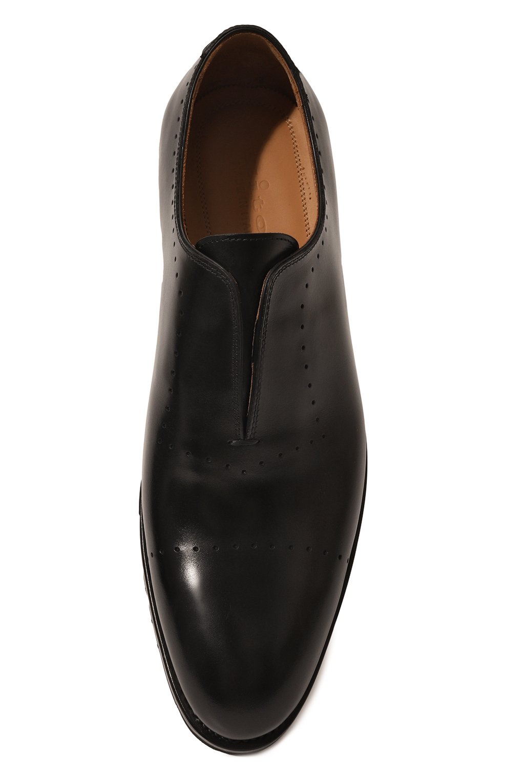 Кожаные оксфорды KITON, арт. USSA094N0010104, фото 6