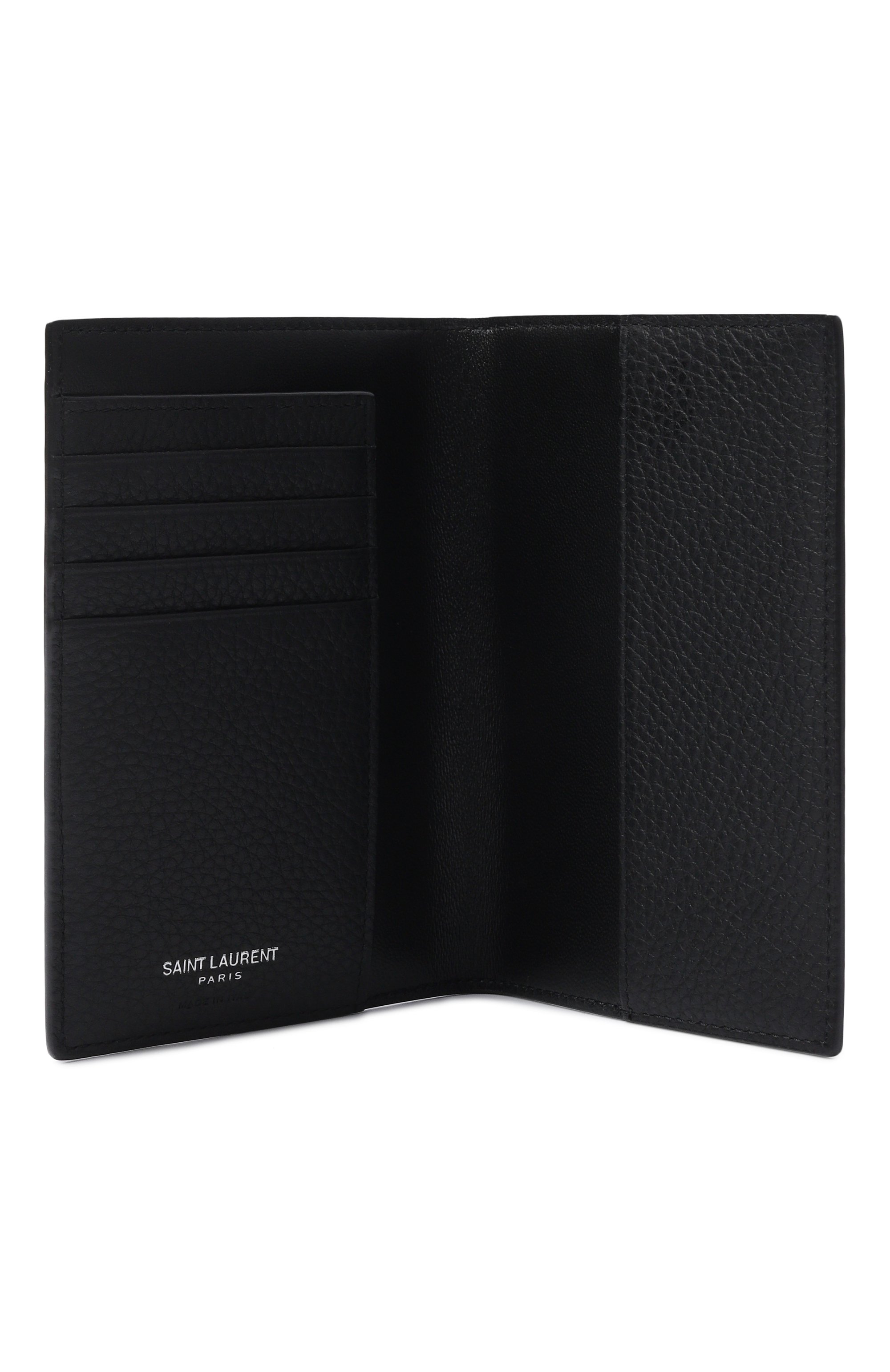 Кожаная обложка для паспорта SAINT LAURENT, арт. 863679/AAELP, фото 3