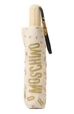 Женский складной зонт MOSCHINO кремвого цвета, арт. 8610 0PENCL0SE | Фото 7 (Материал: Металл, Текстиль, Синтетический материал; Материал сплава: Проставлено; Нос: Не проставлено)