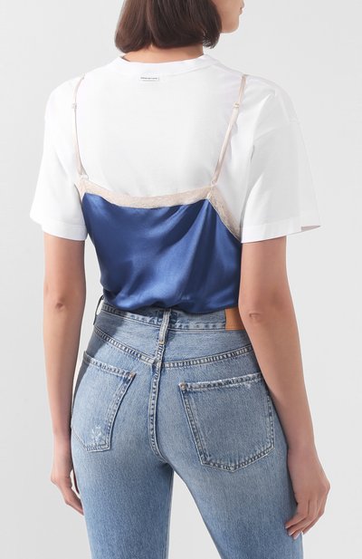 Футболка из смеси шелка и хлопка ALEXANDER WANG, арт. 1WC1201287, фото 4