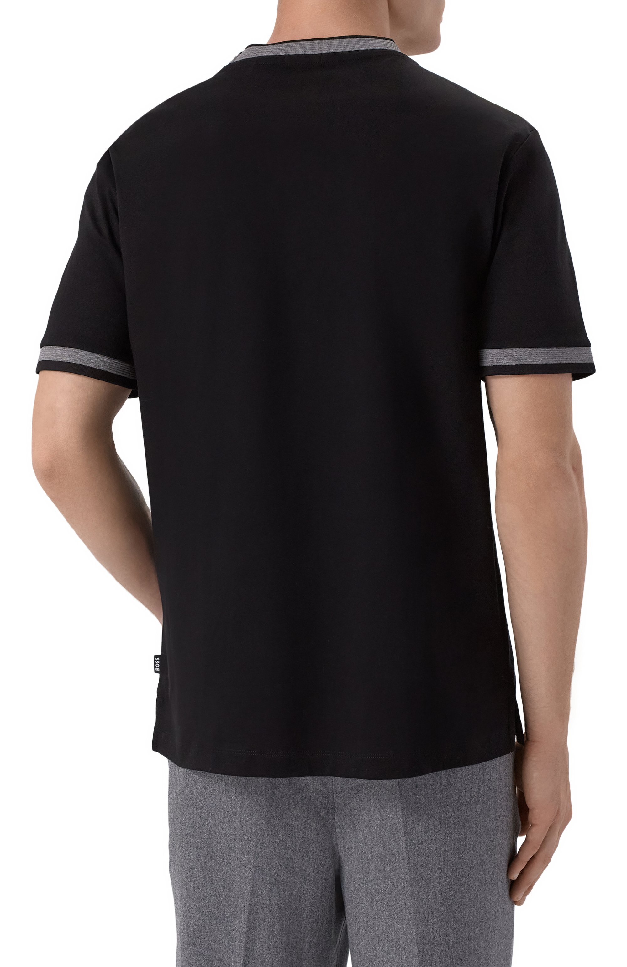 Хлопковая футболка BOSS, арт. 50543858, фото 4