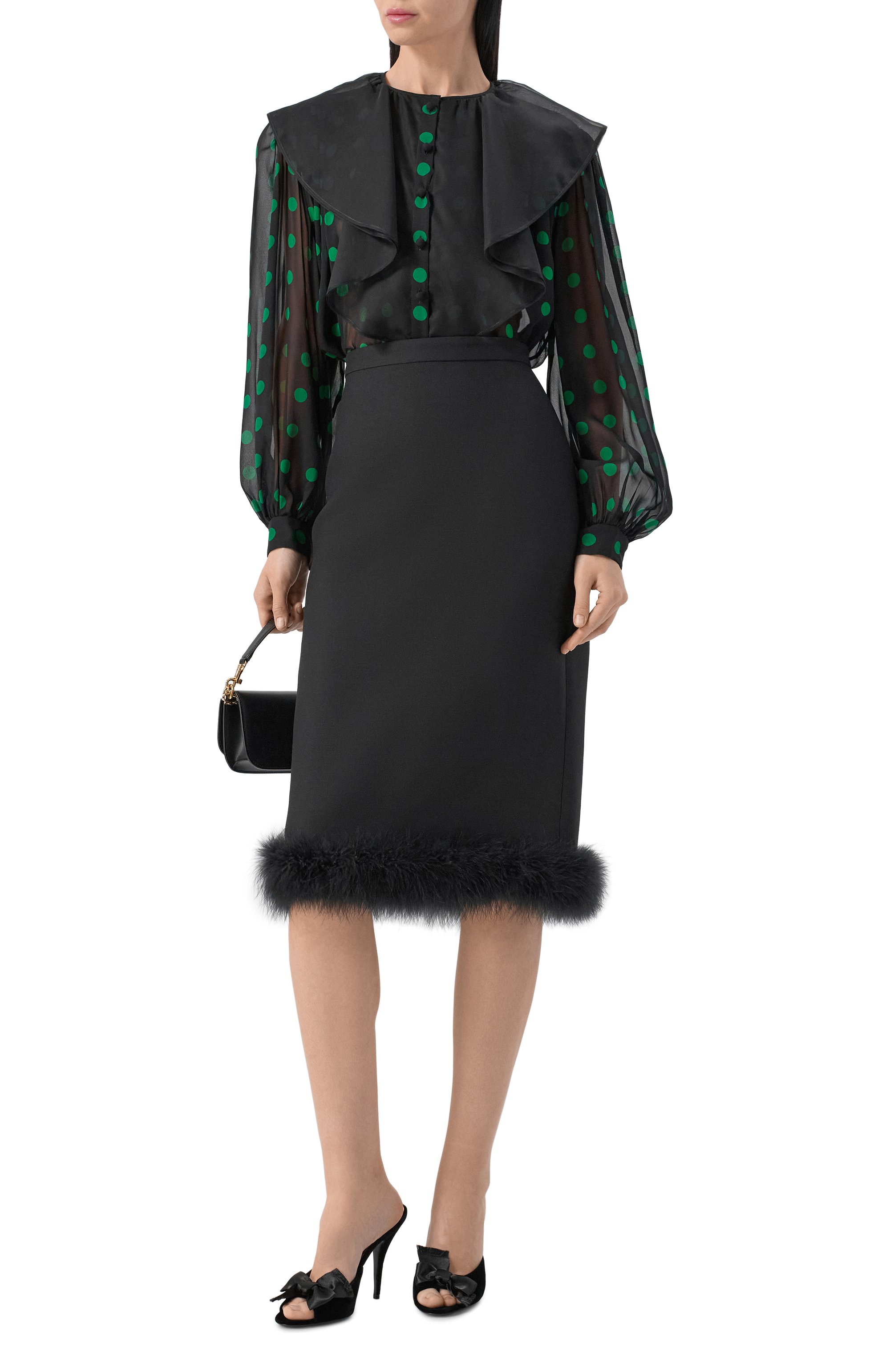 Бархатные мюли marie a 105 VALENTINO, арт. 8W0S0PK0/XGT, фото 3