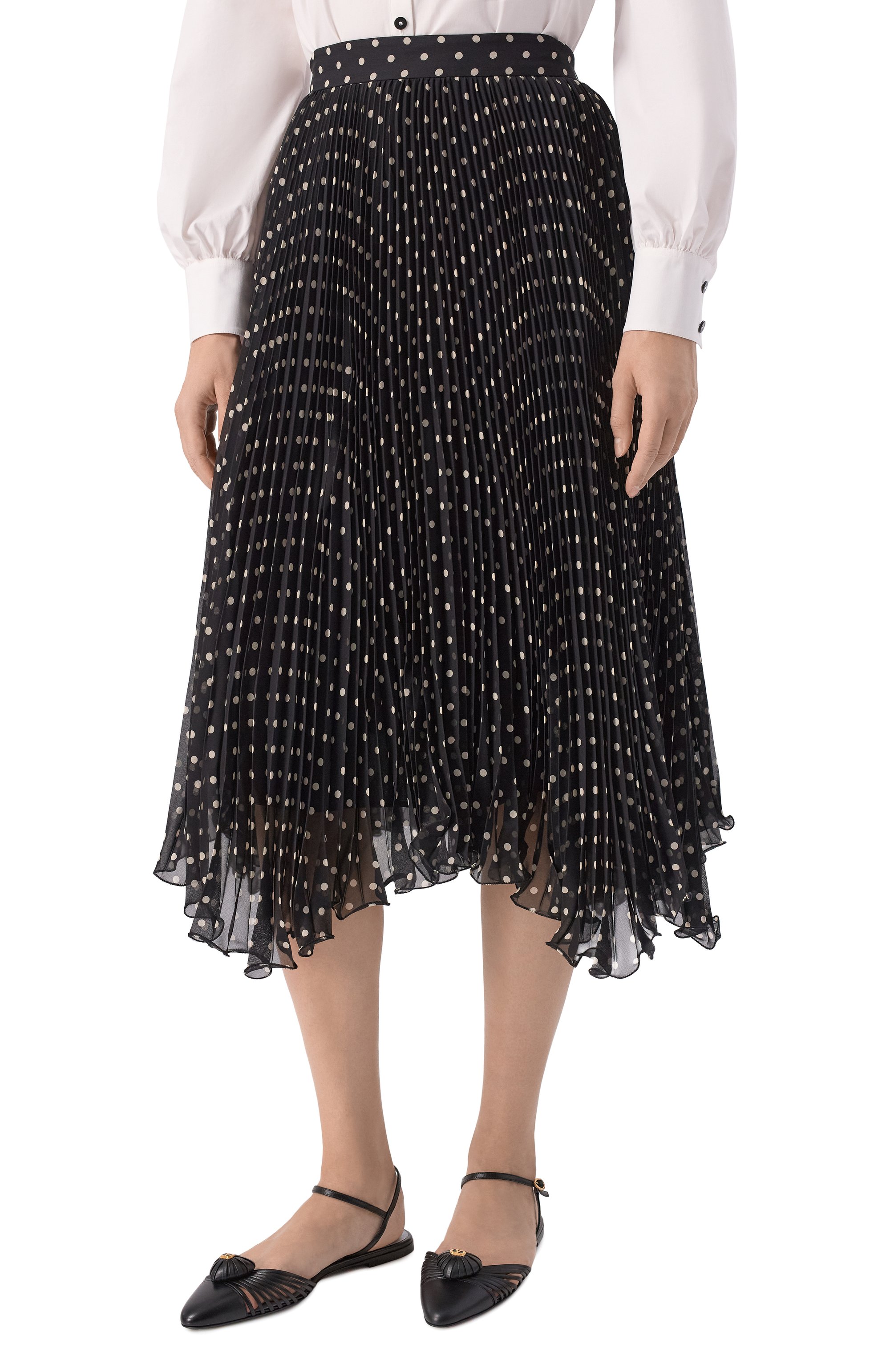 Шелковая юбка VALENTINO, арт. 8B3RAEL5/9AB, фото 3