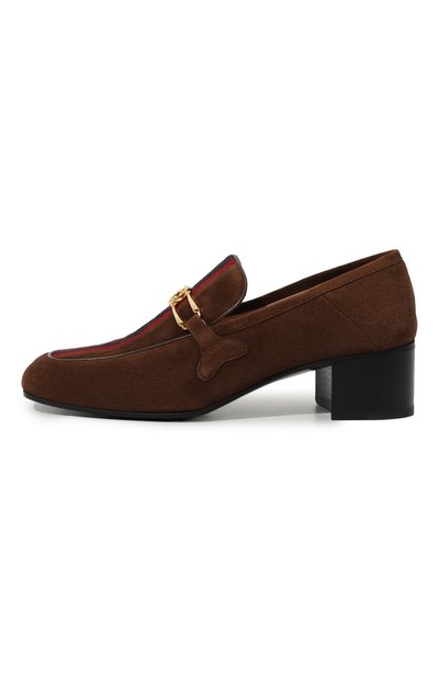 Замшевые лоферы GUCCI, арт. 602495 1DP40, фото 4