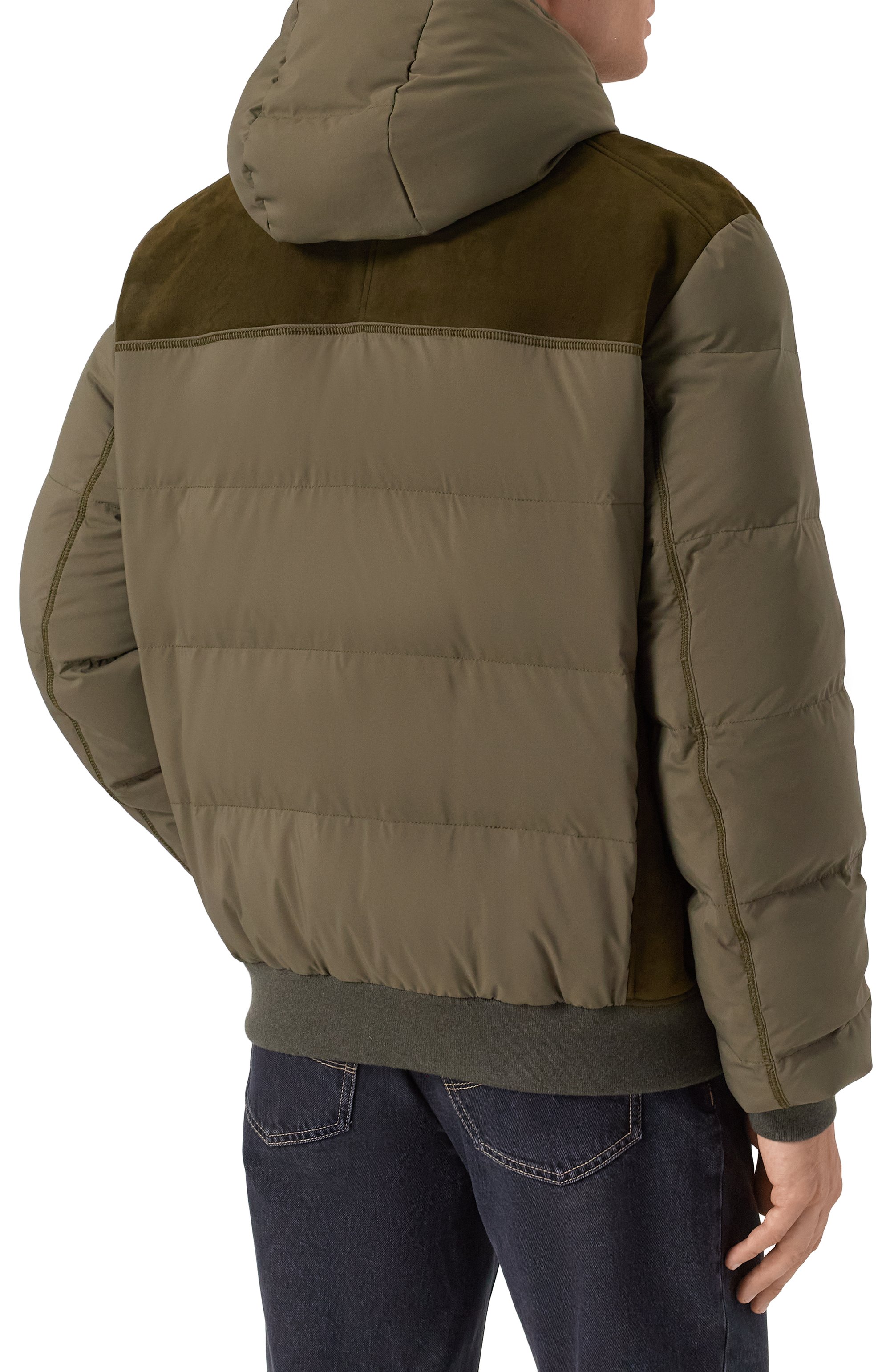 Комбинированный пуховик STEFANO RICCI, арт. M7J5300180/PL001H, фото 4