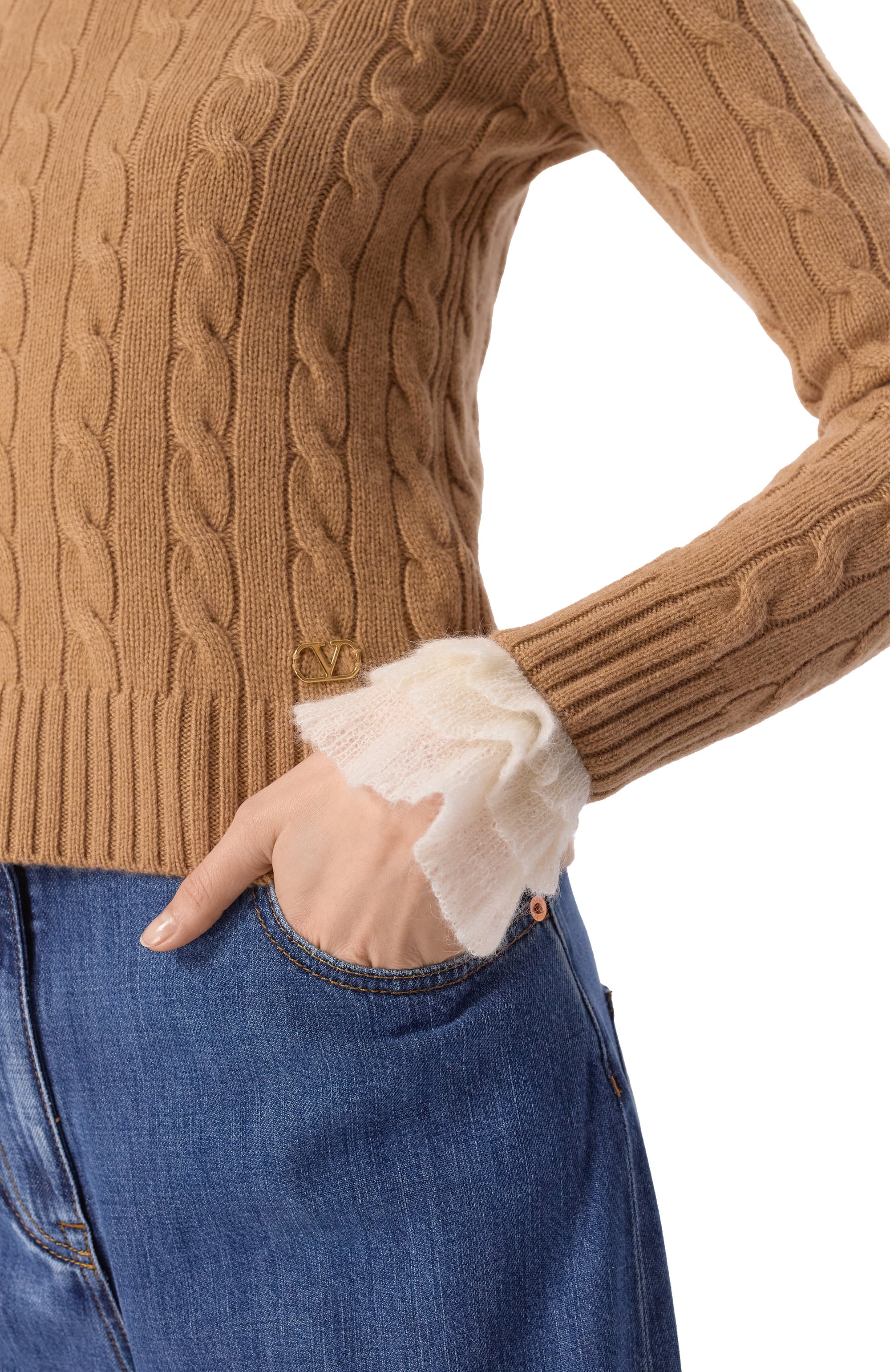Кашемировый свитер VALENTINO, арт. 6B3KC62D923, фото 5