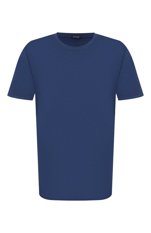 Футболка из хлопка и кашемира Kiton UMK0872 Синий UMK0872
