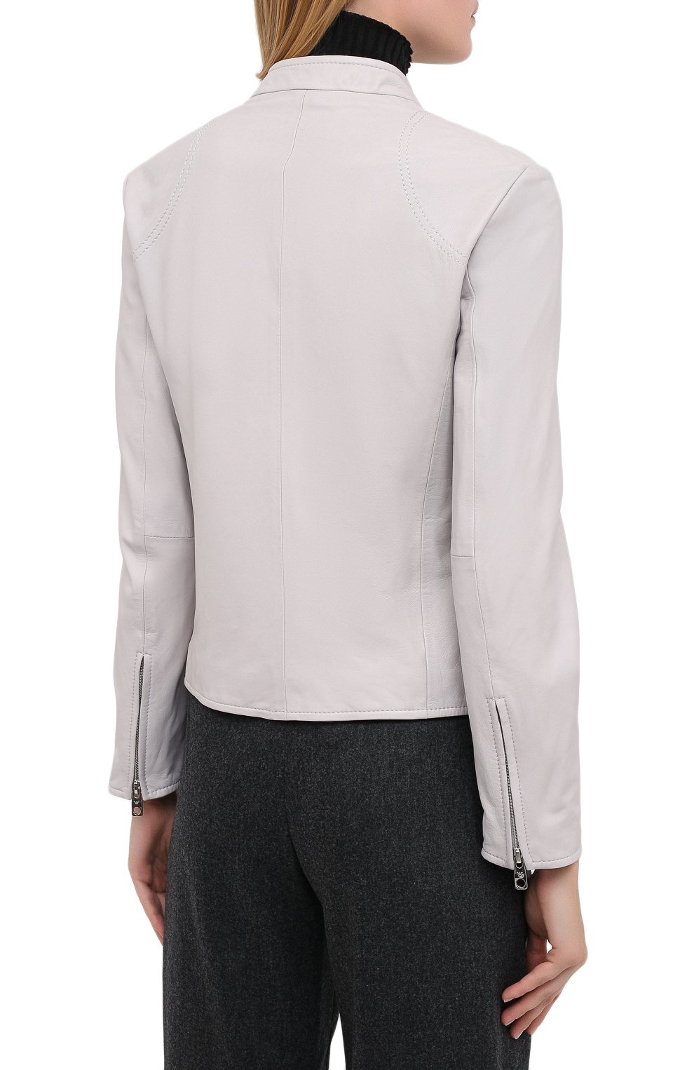 Кожаная куртка EMPORIO ARMANI, арт. 9NB04P/92P21, фото 4