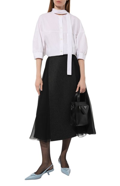 Шерстяная юбка PRADA, арт. P106TG-1ZDB-F0H16-212, фото 2