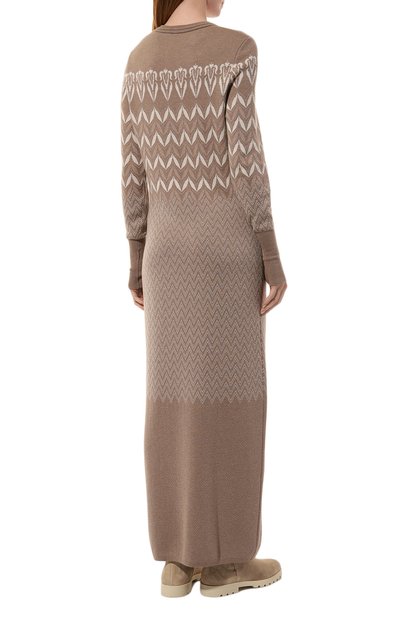 Платье из шелка и кашемира FREEAGE, арт. W25.DR116M.6039.130, фото 4