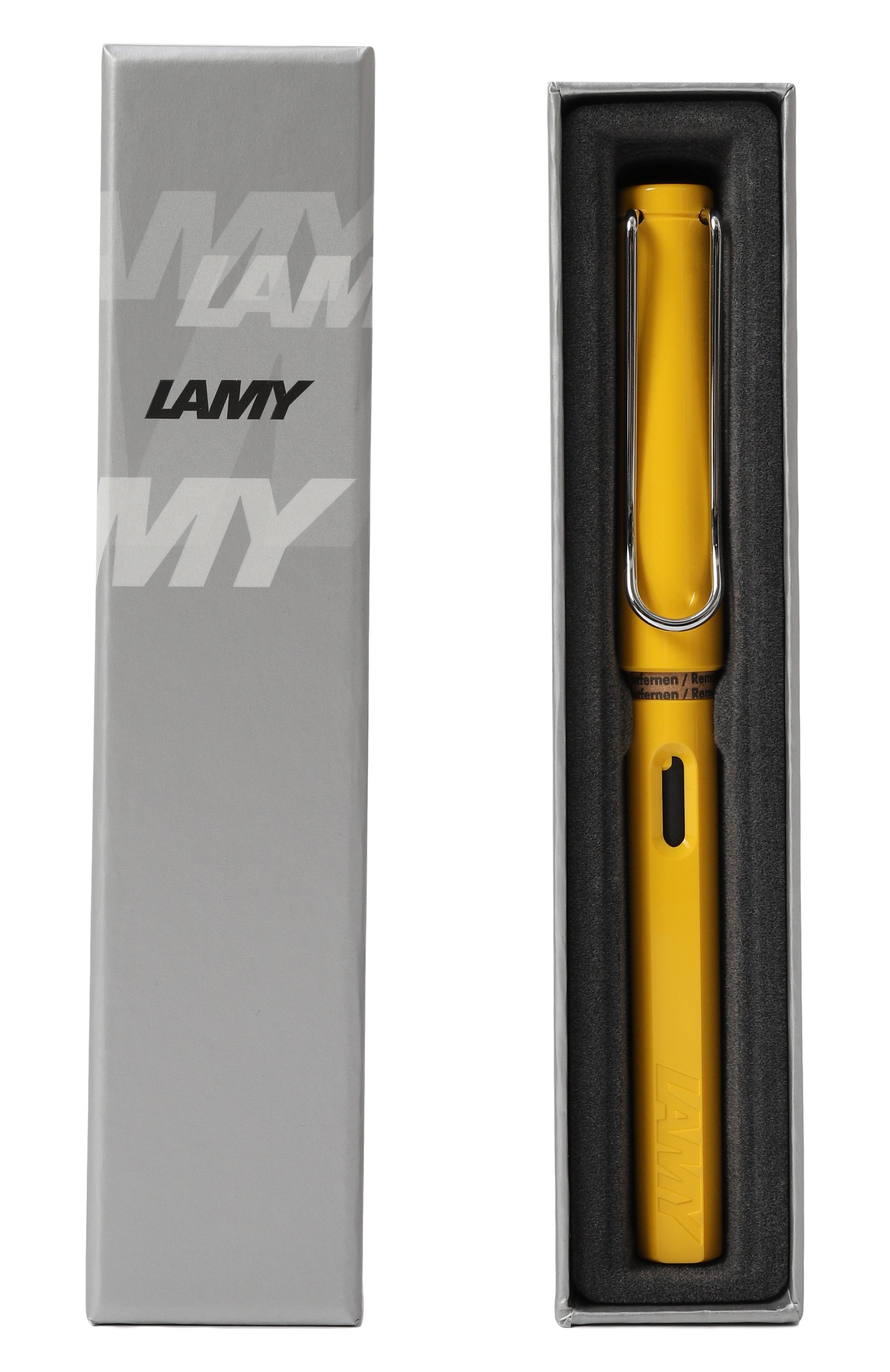 Перьевая ручка 018 safari LAMY желтого цвета по цене 3810 руб., арт. 4000214, фото 5 Перьевая ручка 018 safari LAMY, арт. 4000214, фото 5