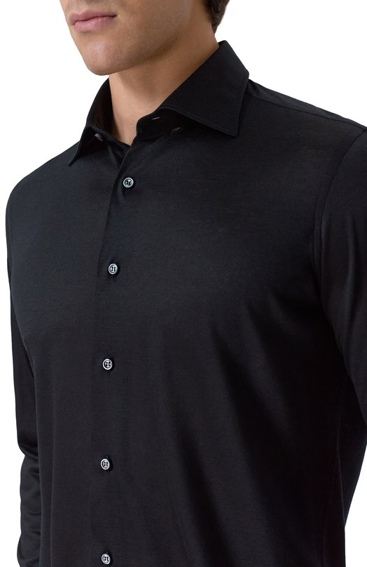 Кашемировая рубашка MVST MAN SHIRT L/S/15804 Чёрный  MAN SHIRT L/S/15804 Фото 5