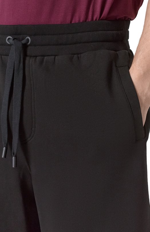 Хлопковые шорты Dolce & Gabbana GP08BZ/G702S Чёрный  GP08BZ/G702S Фото 5