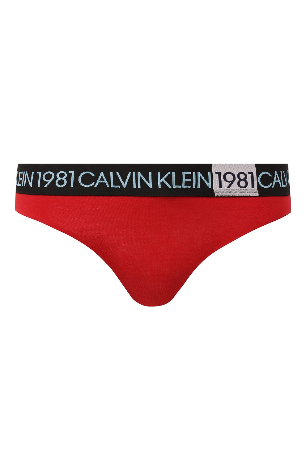 Трусы-стринги CALVIN KLEIN красного цвета по цене 2595 руб., арт. QF5448E, фото 1 Трусы-стринги CALVIN KLEIN, арт. QF5448E, фото 1
