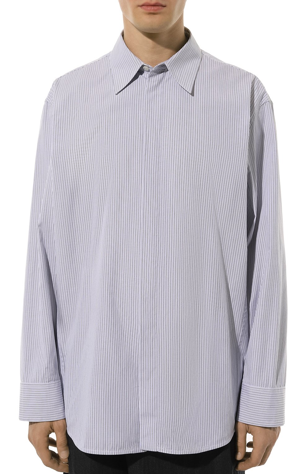 Хлопковая рубашка JIL SANDER, арт. J22DL0168/J45161, фото 3