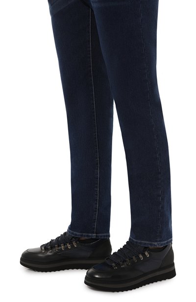 Кожаные кроссовки megeve BLU BARRETT, арт. MEGEVE-10970.7/C0RAL, фото 3