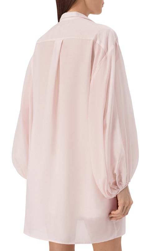 Платье из хлопка и шелка Lila Eugenie 2516 Розовый  2516 Фото 3