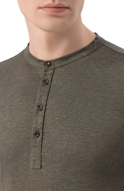 Льняной лонгслив-хенли STEFANO RICCI, арт. K919510S4B/T26205, фото 5