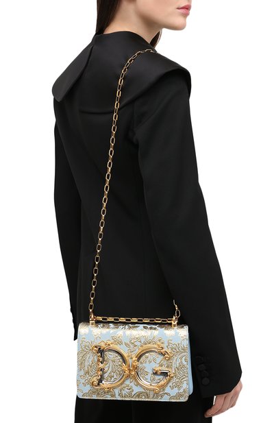 Сумка girls DOLCE & GABBANA голубого цвета по цене 212000 руб., арт. BB6498/AW123, фото 5 Сумка girls DOLCE & GABBANA, арт. BB6498/AW123, фото 5