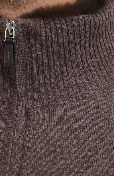 Кашемировый бомбер с подкладкой из меха бобра SVEVO, арт. 0140SA20/MP01/2/60-62, фото 5