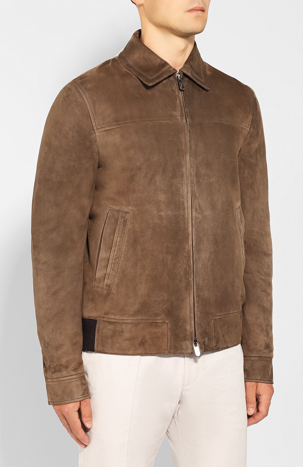 Замшевый бомбер ZEGNA, арт. CTCSM/6T215, фото 3