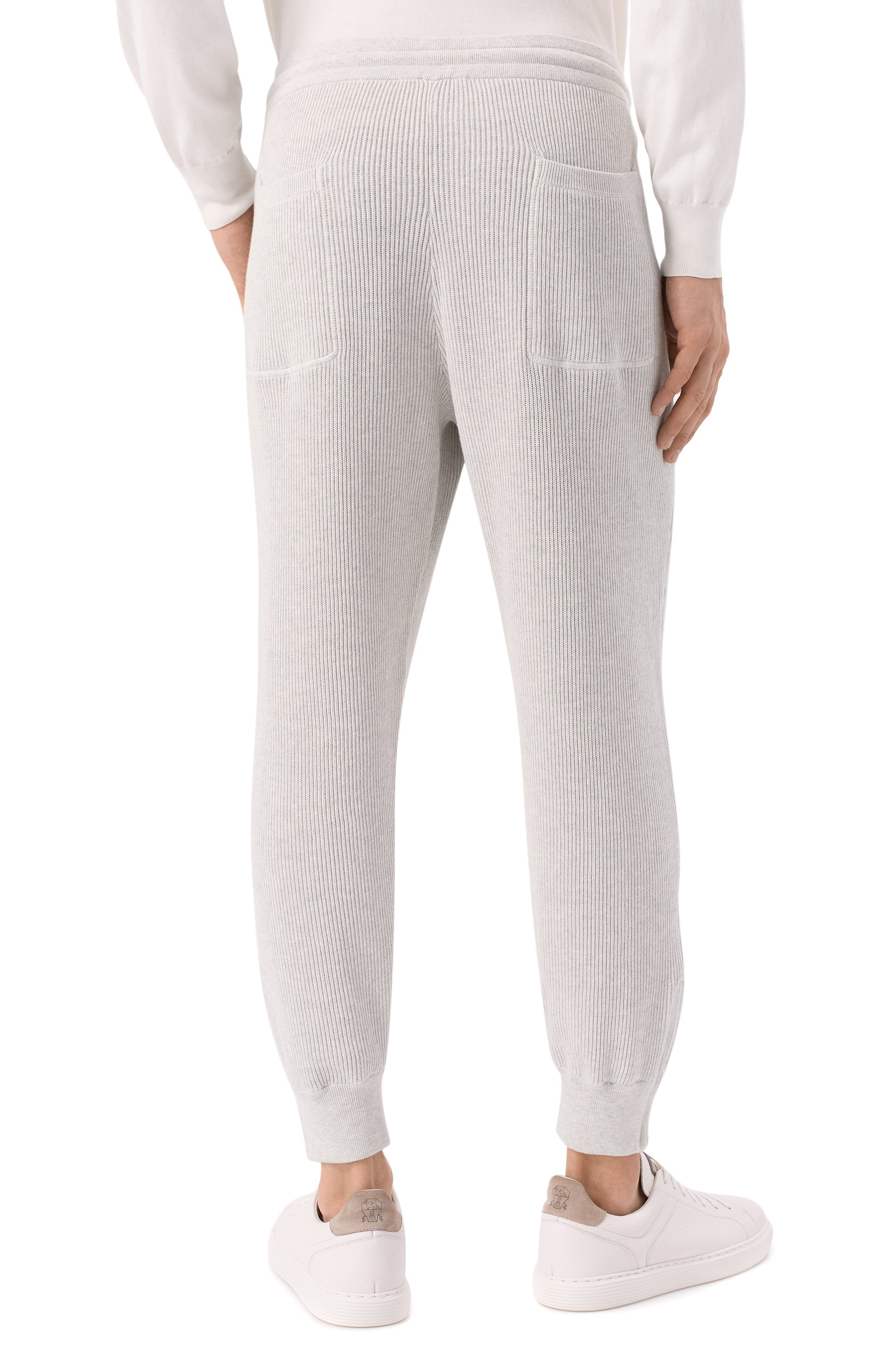 Хлопковые джоггеры BRUNELLO CUCINELLI, арт. M29201019G, фото 4