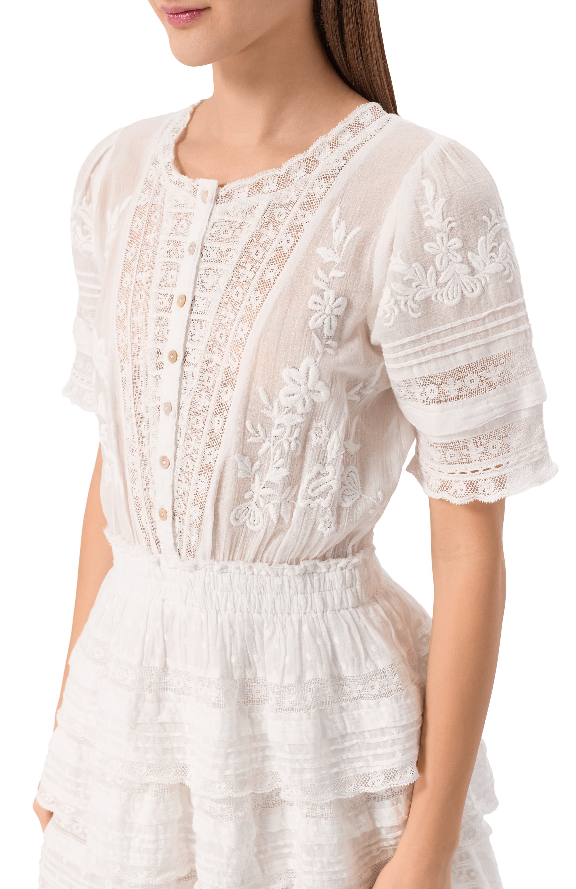 Хлопковое платье LOVE SHACK FANCY, арт. LD715-548, фото 4