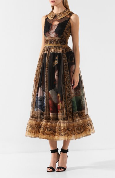 Шелковое платье DOLCE & GABBANA, арт. F6E8JT/GD032, фото 3