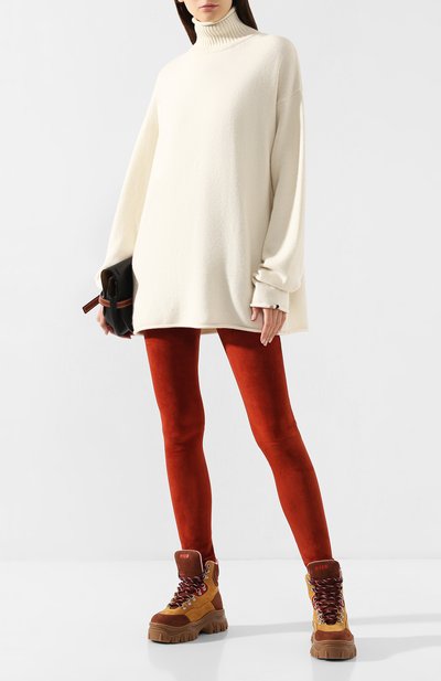 Кожаные легинсы DROME, арт. DPD1717R/D734, фото 2