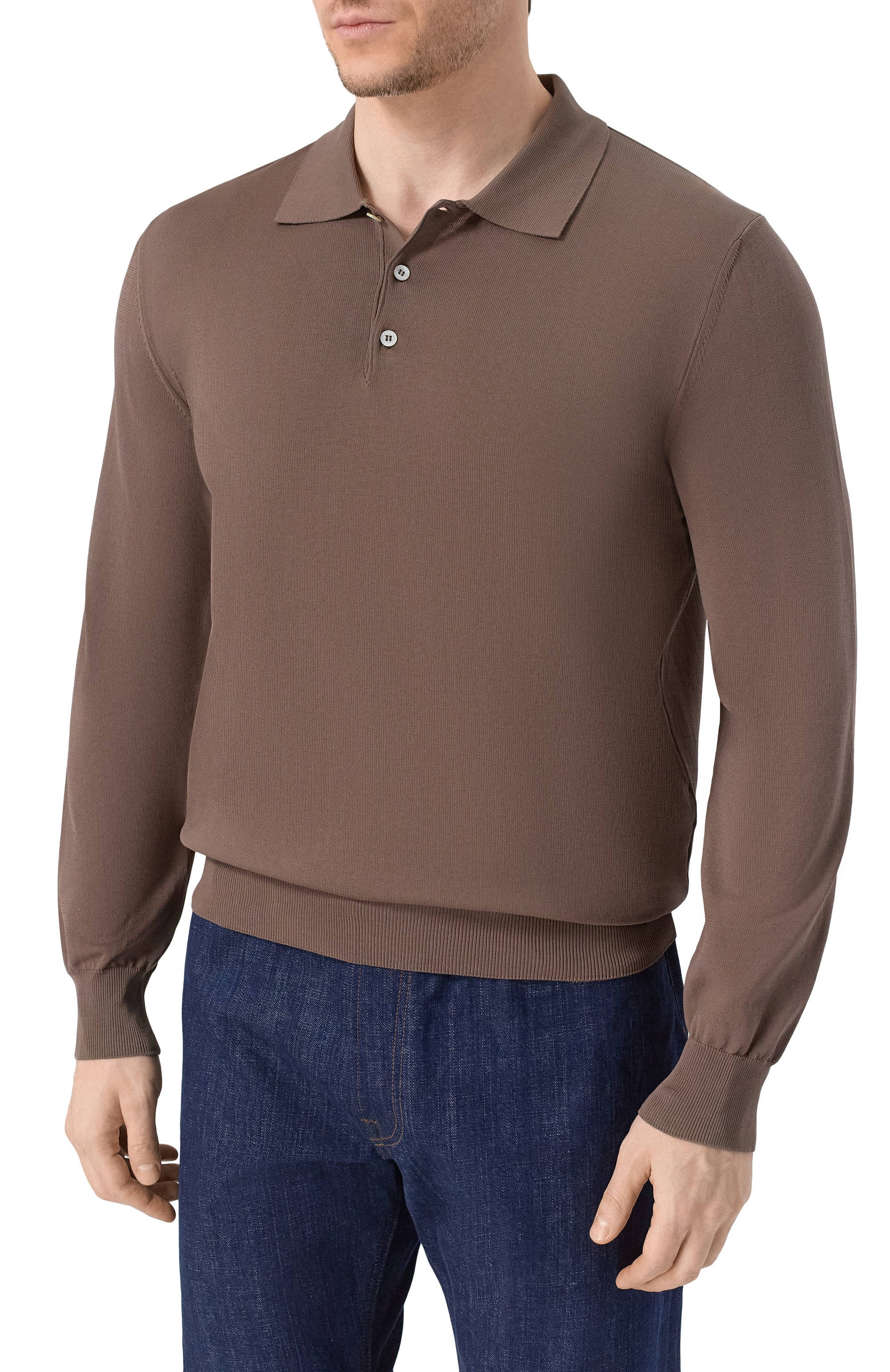 Хлопковое поло CANALI, арт. C0017/MK02459, фото 3