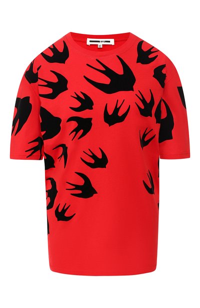 Женская хлопковая футболка MCQ SWALLOW, арт. 494256/RLT73