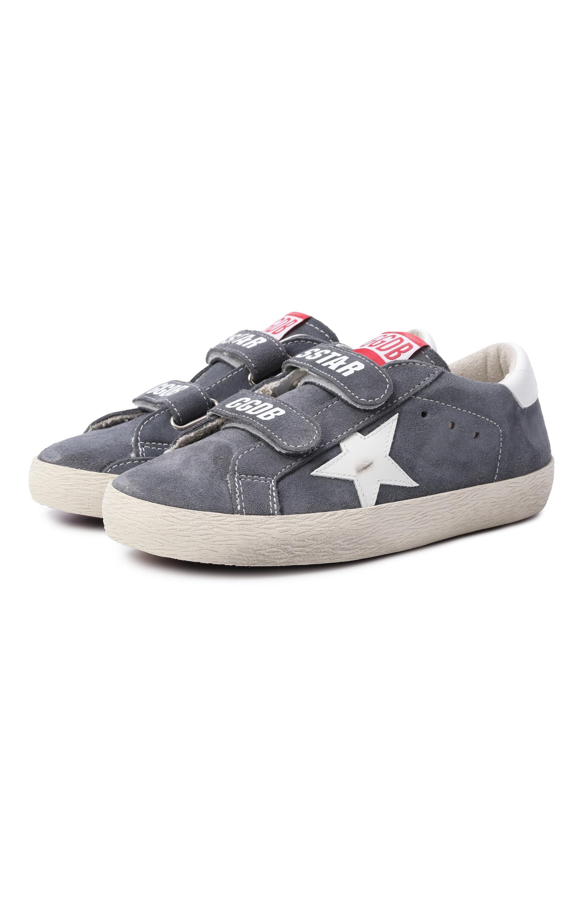 Замшевые кеды old school GOLDEN GOOSE DELUXE BRAND, арт. GTF00111.F008036, фото 1