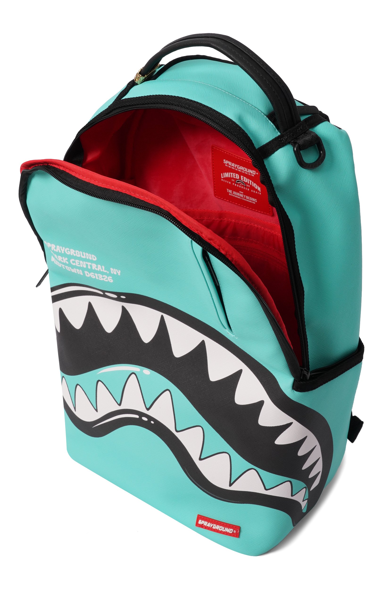 Рюкзак SPRAYGROUND, арт. 910B8726NSZ/SHARK CENTRAL BUBBLY LIGHT BLUE BACKPA, фото 3