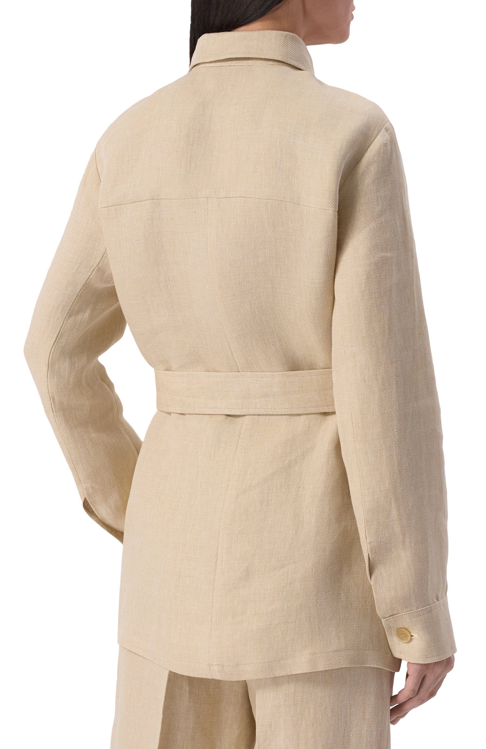 Льняной жакет P.A.R.O.S.H., арт. D430377, фото 4