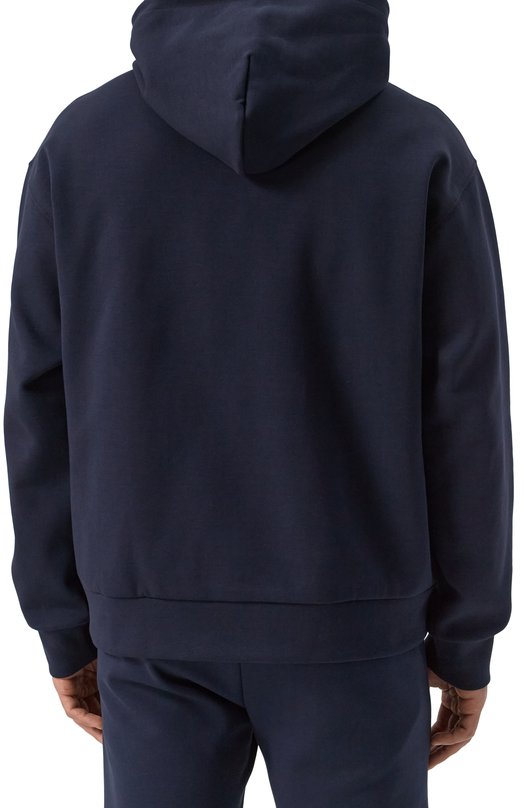 Хлопковое худи Dolce & Gabbana G9ACJZ/HU7H9 Синий  G9ACJZ/HU7H9 Фото 4