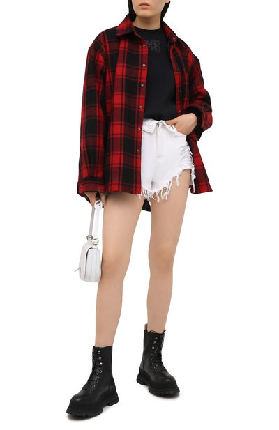 Хлопковый свитшот ALEXANDERWANG.T черного цвета по цене 18900 руб., арт. 4CC1201157, фото 2 Хлопковый свитшот ALEXANDERWANG.T, арт. 4CC1201157, фото 2