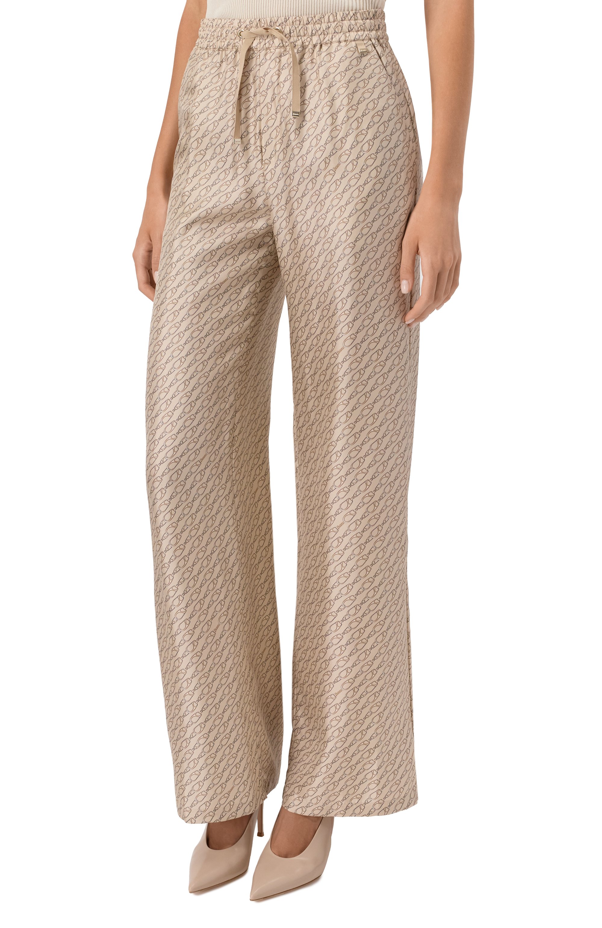 Шелковые брюки HERNO, арт. PT000127D/16009P, фото 3