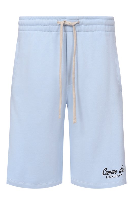 Хлопковые шорты Comme des Fuckdown CFABM01930 Голубой CFABM01930