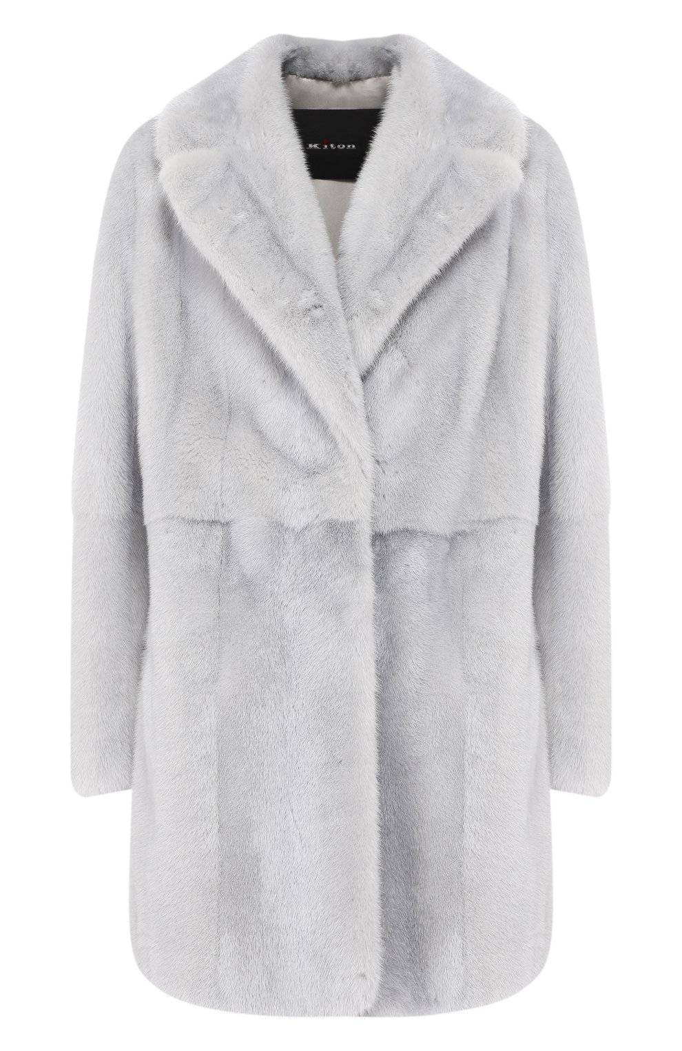 Шуба из норки KITON голубого цвета по цене 1800000 руб., арт. D48582X04R71, фото 1 Шуба из норки KITON, арт. D48582X04R71, фото 1