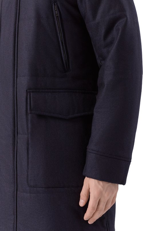 Парка из шерсти и кашемира Andrea Campagna M0D.IMPERAT0/321014GQ Серый  M0D.IMPERAT0/321014GQ Фото 5