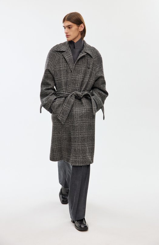 Шерстяная рубашка Giorgio Armani GM002251/TE17957 Серый  GM002251/TE17957 Фото 6