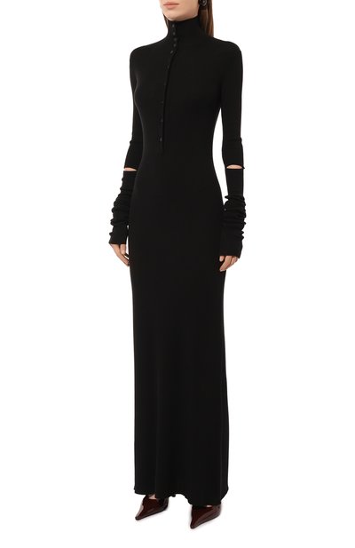 Шерстяное платье ANN DEMEULEMEESTER, арт. 2402-W-KN01-KN043-099, фото 3