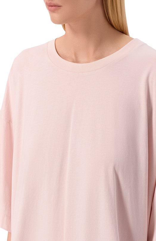 Хлопковое платье MM6 S52CT0795/M20170 Розовый  S52CT0795/M20170 Фото 4