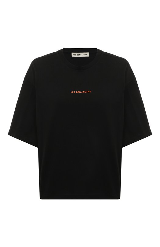 

Хлопковая футболка Les Benjamins, Чёрный