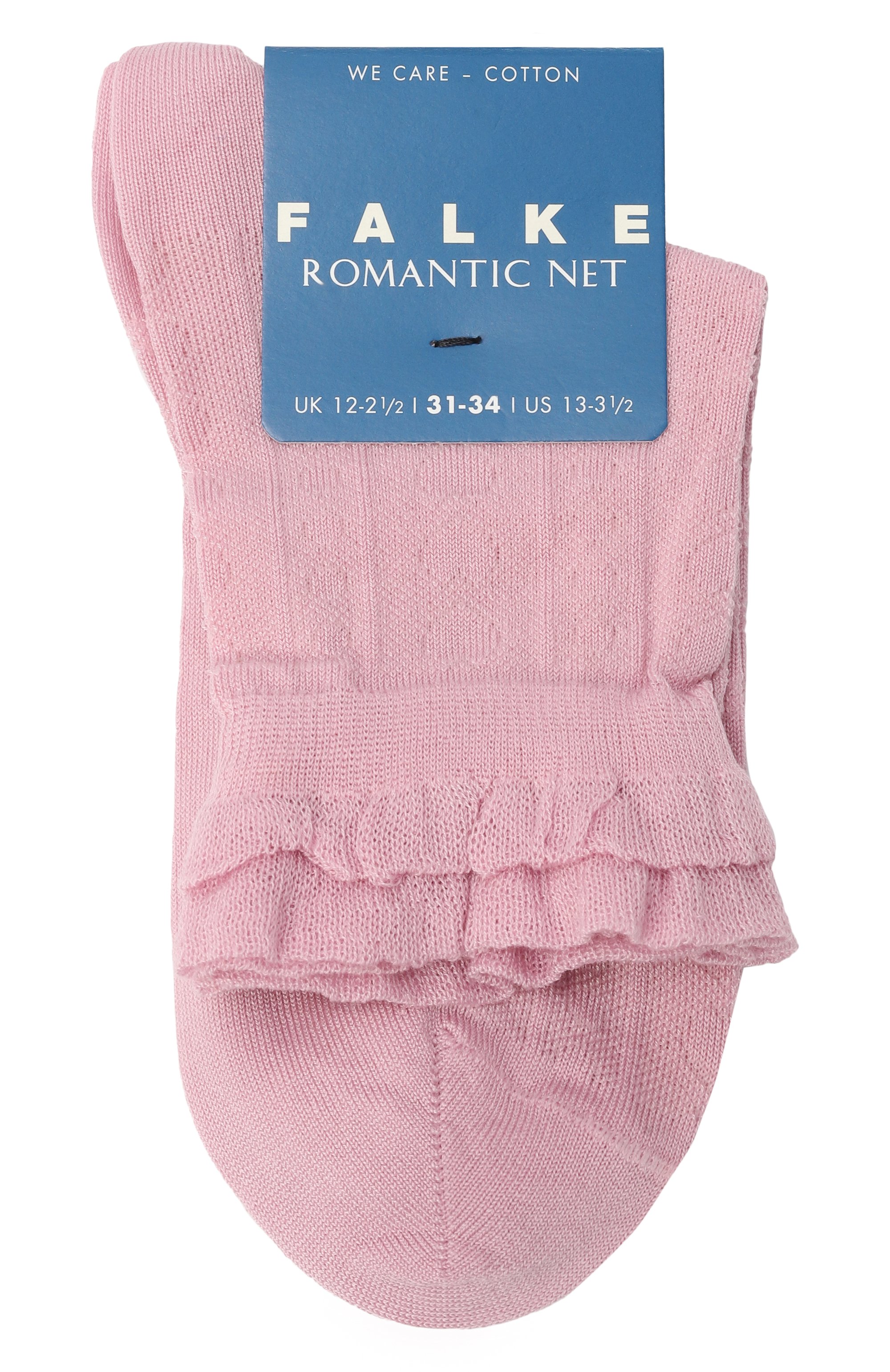 Хлопковые носки FALKE светло-розового цвета по цене 2350 руб., арт. 12140, фото 1 Хлопковые носки FALKE, арт. 12140, фото 1