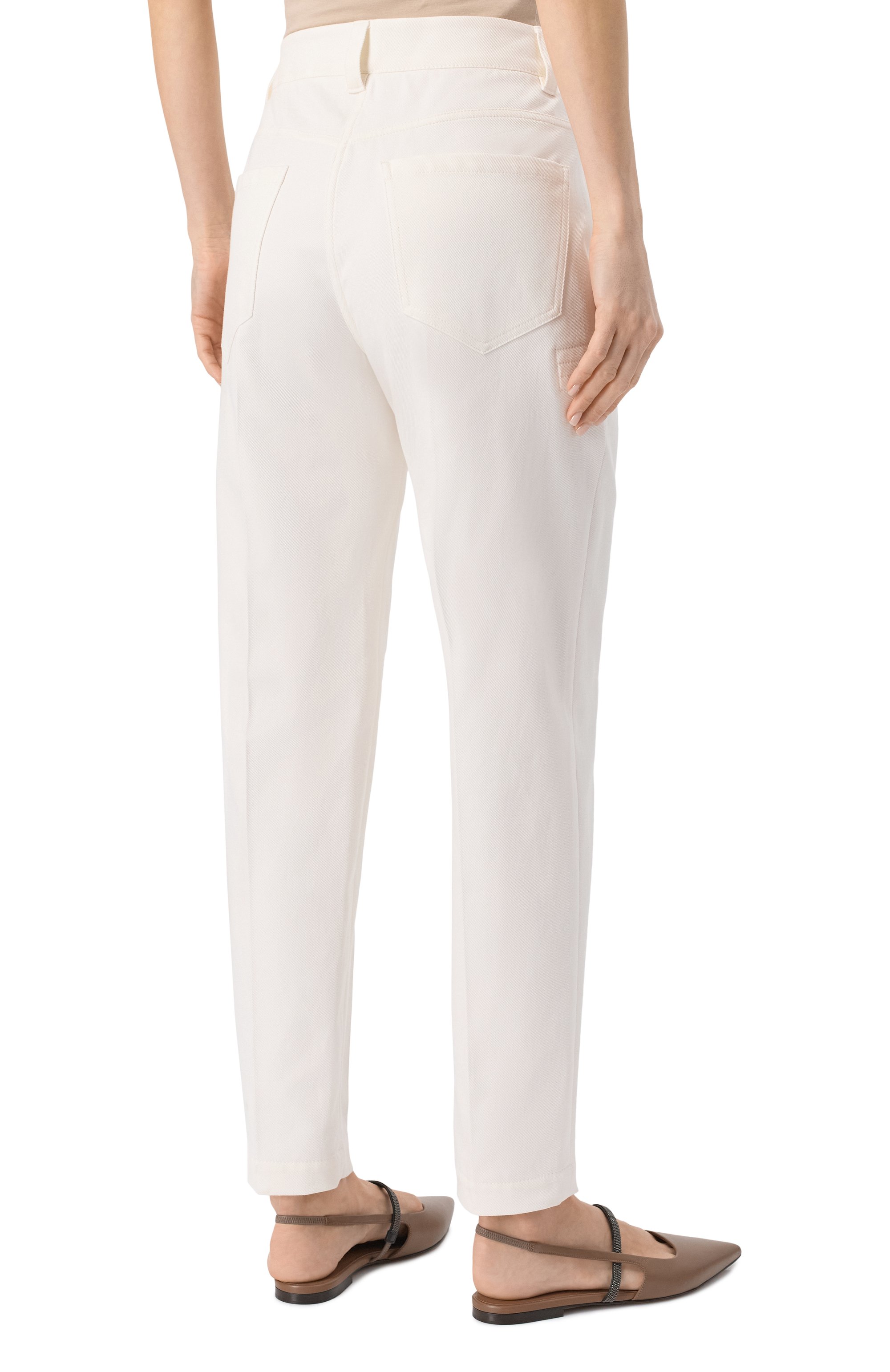 Хлопковые брюки BRUNELLO CUCINELLI, арт. MA126P8873, фото 4